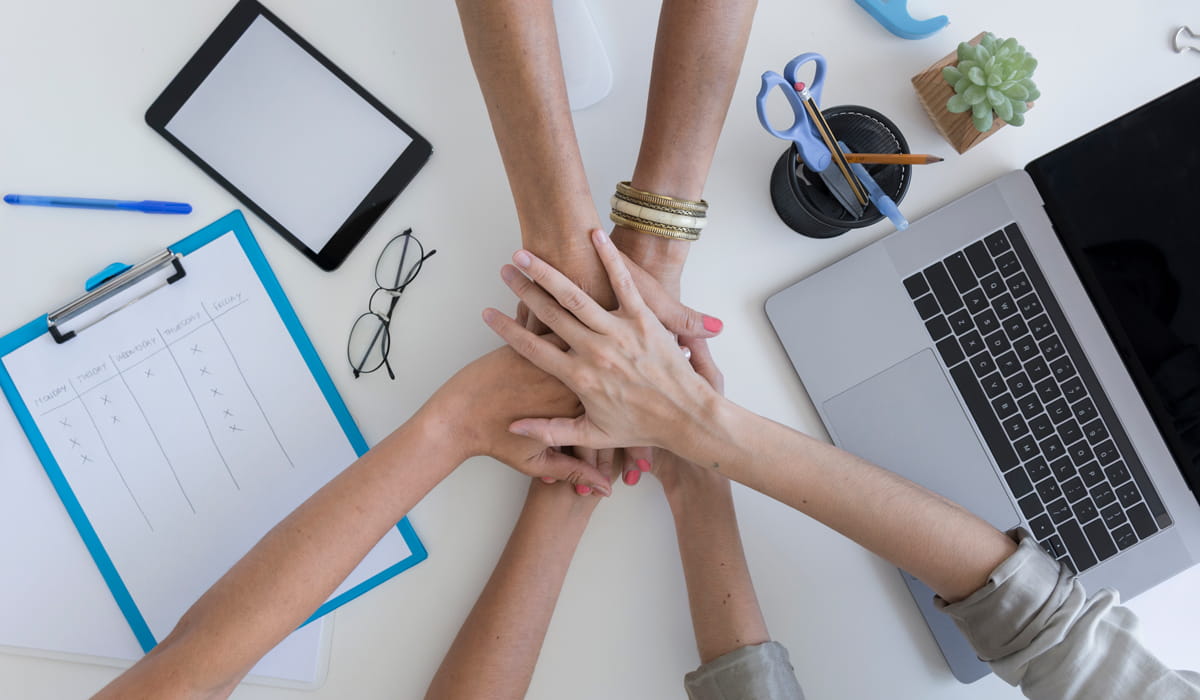 fotos over samenwerken